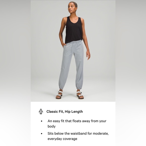 Lululemon Athletica Love Tank black/white stripe, size 4 - Picture 2 of 6